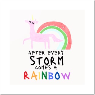 After every storm comes a rainbow Posters and Art